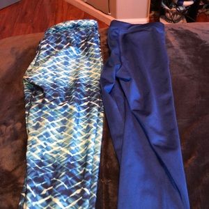 High waisted silky active wear leggings